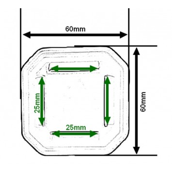 Support d'accessoires.