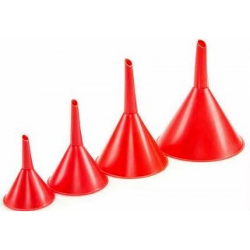 Lot de 4 entonnoirs résistants aux solvants