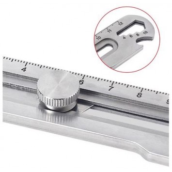 Cutter 100% acier inoxydable, multiusage.