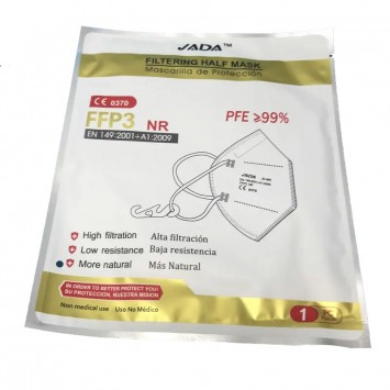 Masque de protection poussières fines FFP3.