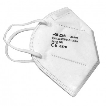 Masque de protection poussières fines FFP3.