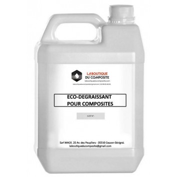 Eco-nettoyant pour pièces composites.