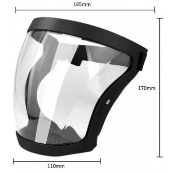 Masque de protection faciale.