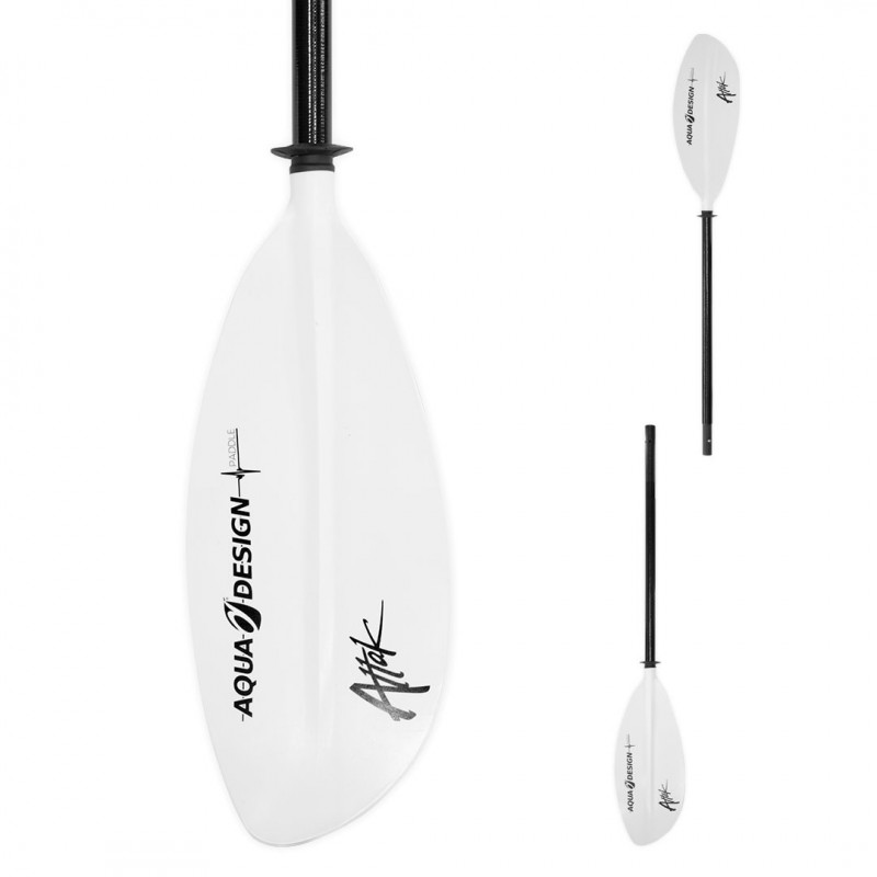 PAGAIE KAYAK FIBRE DEMONTABLE 2 PARTIES.