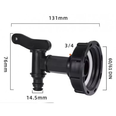 Robinet pour bidon, IBC et touque.