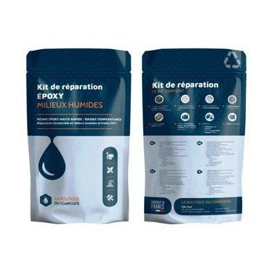 Kit de réparation époxy sous-marine.