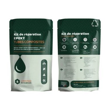 Kit de réparation époxy-carbone pour tubes composites