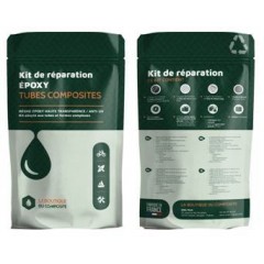 Kit de réparation carbone époxy pour tubes, cadres de vélo etc.