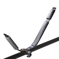 Berceaux inox. de transport de toit kayak