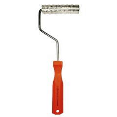 Rouleau débulleur pour composites à picots.