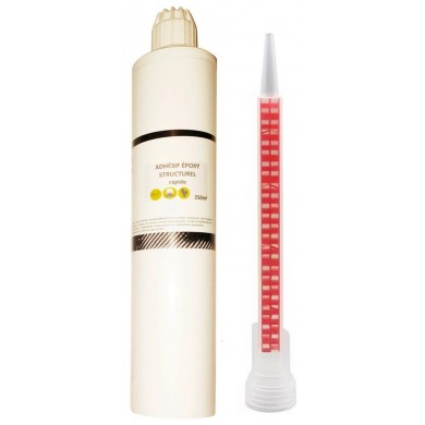 Colle époxy structurelle rapide en cartouche.