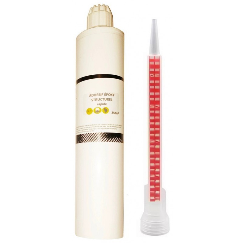 Colle époxy structurelle rapide en cartouche.
