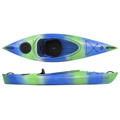 kayak de rivière ponté monoplace Sundance Perception