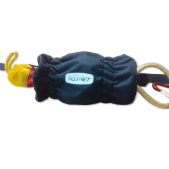 Poche amovible pour corde de sécurité.