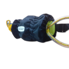 Poche amovible pour corde de sécurité.