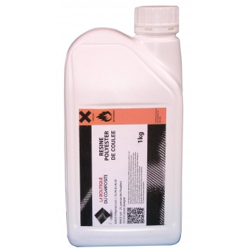 Résine polyester de coulée.