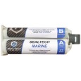Seringue de colle époxy bi-composants pour collage sous l'eau.