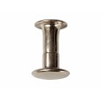 Rivet tubulaire acier inoxydable Ø4 × 10 mm.