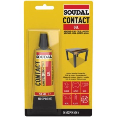 colle néoprène contact-gel, Soudal 50ml.