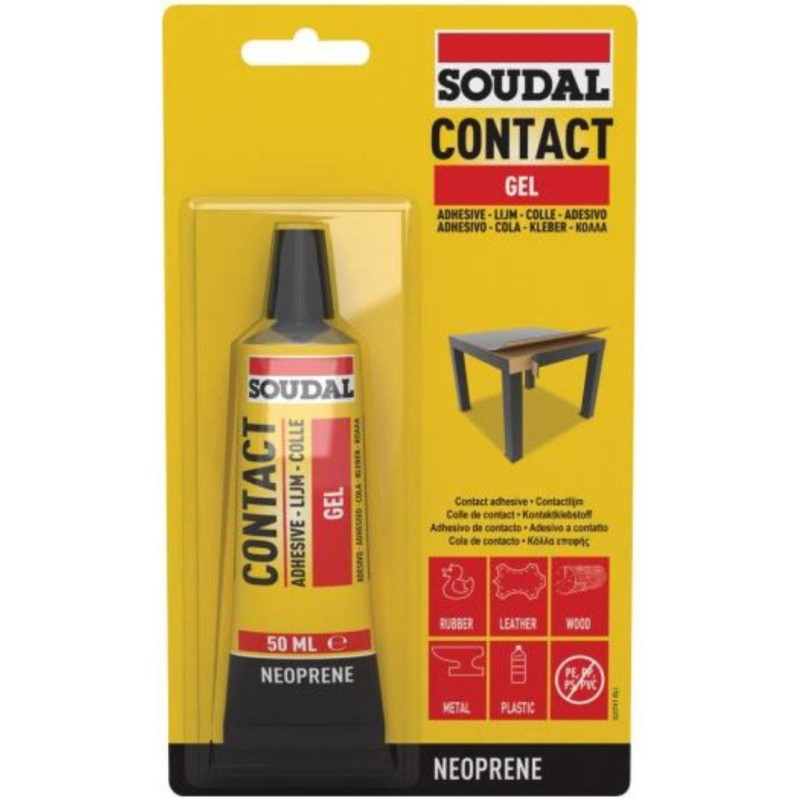 colle néoprène contact-gel, Soudal 50ml.