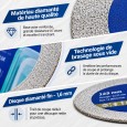 Disque diamanté fin pour composites