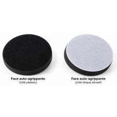 Interface mousse Ø75 mm pour disque abrasif Velcro