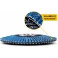 Disque abrasif à lamelles T29 pour composites.