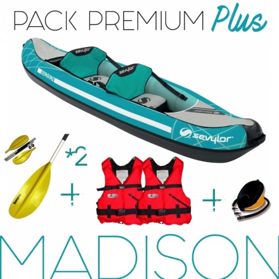 PACK SEVYLOR MADISON kayak gonflable 2 places. PACK SEVYLOR MADISON kayak gonflable 2 places.