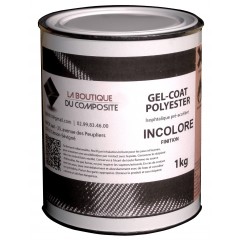 Boite de 1 Kg de gel coat incolore