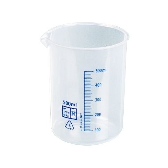 BECHER gradué 250ml ou 500ml. BECHER gradué 250ml ou 500ml.