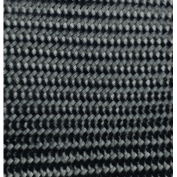 Tresse plate carbone 5cm.
