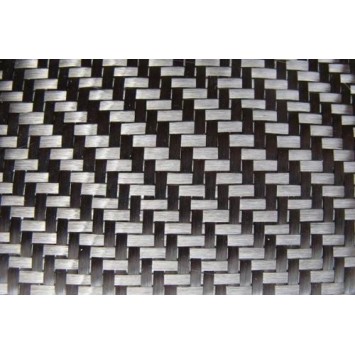 Rouleau de 10m² de carbone sergé 200g.