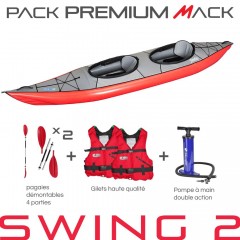 PACK GUMOTEX SWING 2 kayak gonflable biplace