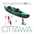 KAYAK SEVYLOR OTTAWA kayak gonflable 3 places.