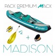 PACK SEVYLOR MADISON kayak gonflable 2 places.