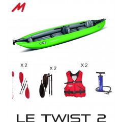 PACK GUMOTEX TWIST 2 kayak gonflable biplace