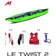 PACK GUMOTEX TWIST 2 kayak gonflable biplace