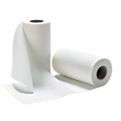 Rouleau d'essuie-tout absorbant.