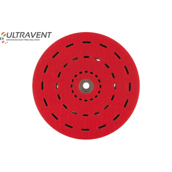 Plateau de polisseuse pour disques abrasifs auto-agrippants ULTRAVENT. Plateau de polisseuse pour disques abrasifs auto-agrippants ULTRAVENT.
