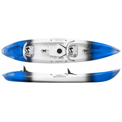Le Gemini Perception est un kayak mer biplace autovideur de randonnée.