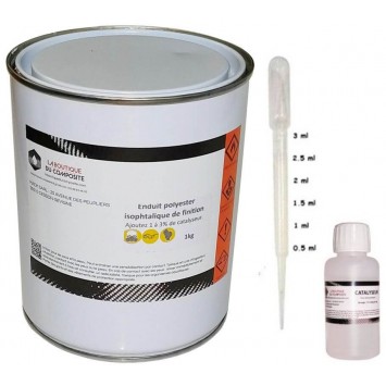 Enduit polyester isophtalique blanc – Nautisme sous flottaison