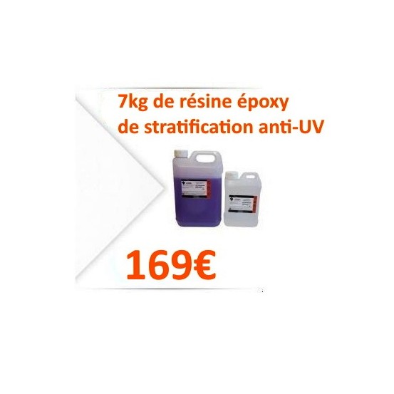 PROMO. 7kg de résine époxy de stratification RESOLTECH 1070S Clear haut de gamme. PROMO. 7kg de résine époxy de stratification RESOLTECH 1070S Clear haut de gamme.