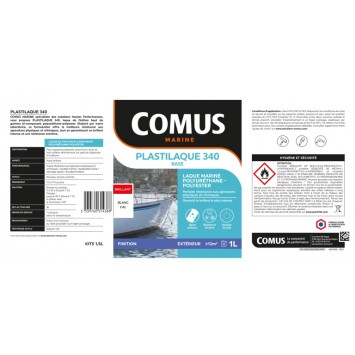 Laque polyuréthane bi-composants PLASTILAQUE 340