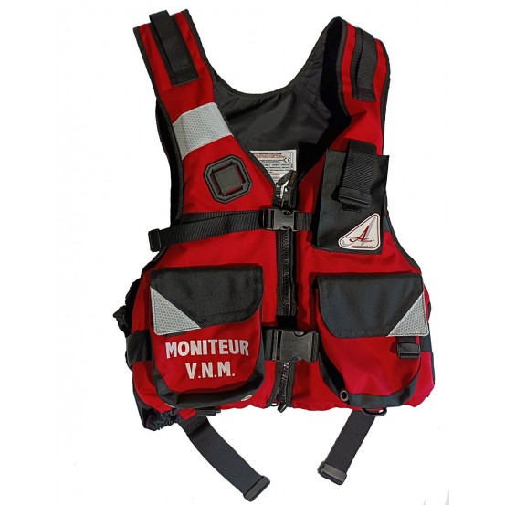 Le VNM est un gilet de sécurité pour sports nautiques mécaniques, VNM.
