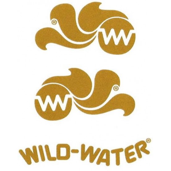 Jeu de 3 autocollants pour casque Wild-Water