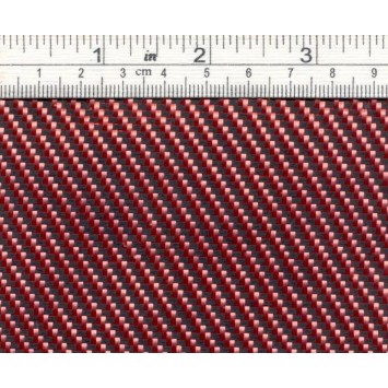 Tissu diolène rouge.