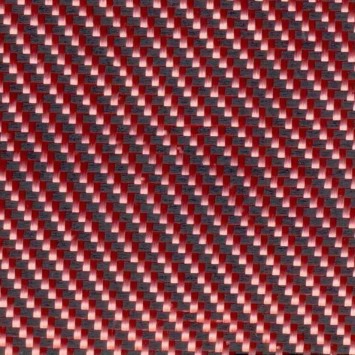 Tissu diolène rouge.