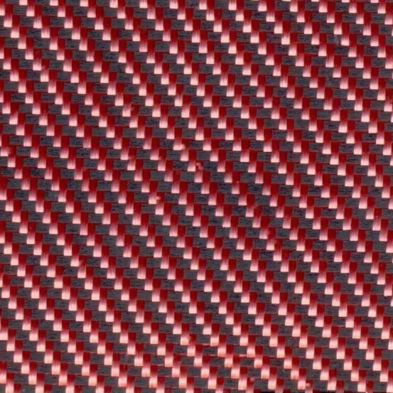 Tissu diolène rouge.