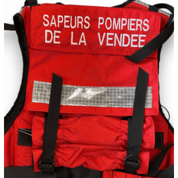 Broderie pour tous les gilets kayak Aquavet