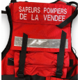 Broderie pour tous les gilets kayak Aquavet